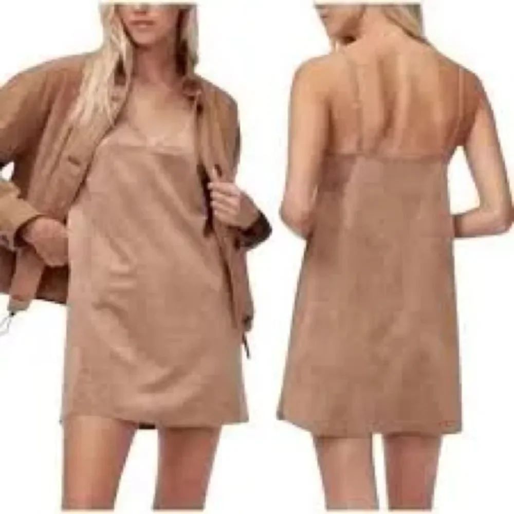 Aritzia Wilfred Free Vivienne Suede Dress